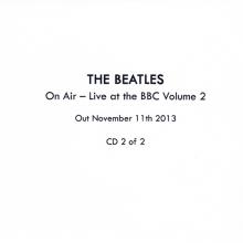 2013 11 11 - THE BEATLES - ON AIR - LIVE AT THE BBC VOLUME 2 - APPLE UNIVERSAL - PROMO - 2X CDR - pic 5