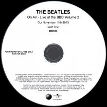 2013 11 11 - THE BEATLES - ON AIR - LIVE AT THE BBC VOLUME 2 - APPLE UNIVERSAL - PROMO - 2X CDR - pic 7