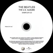 UK - 2014 01 20 - THE BEATLES U.S. ALBUMS SAMPLER CD - 50 YEARS OF GLOBE BEATLEMANIA -Promo CDR - pic 1