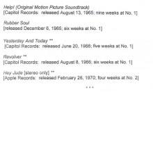 2014 01 20 THE BEATLES U.S. ALBUMS - 50 YEARS OF GLOBE BEATLEMANIA - Press info - UK - pic 6