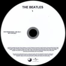 UK - 2015 11 06 - 2000 11 13 - THE BEATLES 1 - A - 26 TRACKS - REISSUE PROMO CD -1 - pic 1