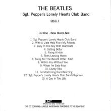 2017 05 26 - SGT. PEPPER S LONELY HEARTS CLUB BAND  - DISC 1 - PROMO CDR - 13 TRACKS - pic 1
