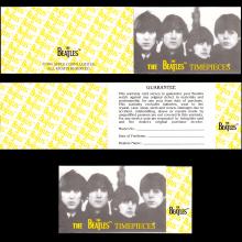 THE BEATLES TIMEPIECES 1996 - WBTL15 - THE BEATLES 15TH LIMITED EDITION - THE SILVER MUSIC NOTE - pic 6