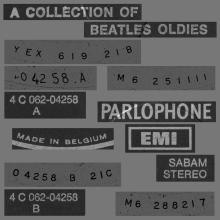 THE BEATLES DISCOGRAPHY BELGIUM 1966 12 10 - 1972 00 00 - A COLLECTION OF BEATLES OLDIES BUT GOLDIES - 4 C 062-04258 - pic 5