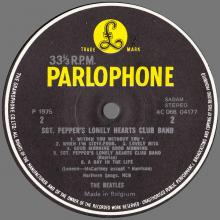 THE BEATLES DISCOGRAPHY BELGIUM 1967 06 01 - 1974 ⁄ 5 - SGT.PEPPERS LONELY HEARTS CLUB BAND - B - PARLOPHONE - 4C 066-04177 - pic 4