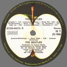 THE BEATLES DISCOGRAPHY BELGIUM 1968 11 22 - 1976 - THE BEATLES (WHITE ALBUM) - A - B - 4C 156-04173 ⁄ 4C 156-04174 - pic 8