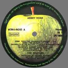 THE BEATLES DISCOGRAPHY BELGIUM 1969 09 26 ⁄ 1976 - ABBEY ROAD - A - APPLE - 4 C 064-04243 - pic 3