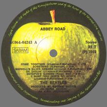 THE BEATLES DISCOGRAPHY BELGIUM 1969 09 26 ⁄ 1976 - ABBEY ROAD - B - APPLE - 4 C 064-04243 - pic 3