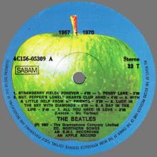 THE BEATLES DISCOGRAPHY BELGIUM 1976 00 00 The Beatles ⁄ 1967-1970 - B - APPLE -  4C 156-05309 ⁄ 05310 - pic 5