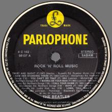 THE BEATLES DISCOGRAPHY BELGIUM 1976 06 10 - THE BEATLES ROCK N ROLL MUSIC - 4C 152-06137 ⁄ 4C 152-06138 - pic 7