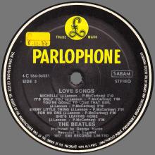 THE BEATLES DISCOGRAPHY BELGIUM 1977 11 19 - LOVE SONGS - A - PARLOPHONE - 4C 156-06550 ⁄ 4C 156-06551 - pic 14