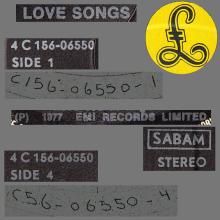 THE BEATLES DISCOGRAPHY BELGIUM 1977 11 19 - LOVE SONGS - A - PARLOPHONE - 4C 156-06550 ⁄ 4C 156-06551 - pic 9