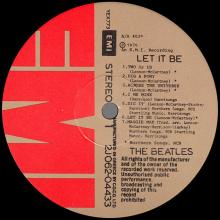 THE BEATLES DISCOGRAPHY BOXED SET 1970 05 08 ⁄ 198? LET IT BE - (2J 062) 14C 062-04433 - GREECE - pic 3