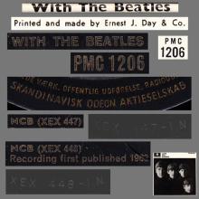 THE BEATLES DISCOGRAPHY DENMARK 1963 11 22 WITH THE BEATLES - PMC 1206 - pic 5