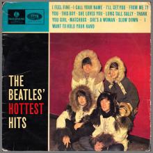 THE BEATLES DISCOGRAPHY DENMARK 1965 04 00 THE BEATLES' HOTTEST HITS - PMCS 306 - pic 1
