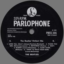 THE BEATLES DISCOGRAPHY DENMARK 1965 04 00 THE BEATLES' HOTTEST HITS - PMCS 306 - pic 8