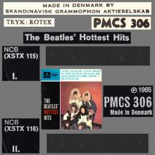 THE BEATLES DISCOGRAPHY DENMARK 1965 04 00 THE BEATLES' HOTTEST HITS - PMCS 306 - pic 10