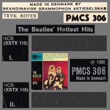 THE BEATLES DISCOGRAPHY DENMARK 1965 04 00 THE BEATLES' HOTTEST HITS - PMCS 306 - pic 9