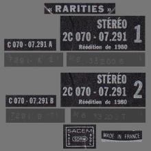 THE BEATLES DISCOGRAPHY FRANCE ⁄ UK 1979 10 12 THE BEATLES RARITIES - 2C 070 07291 - (UK PCM 1001) - pic 10