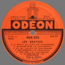 THE BEATLES DISCOGRAPHY FRANCE 1963 12 00 LES BEATLES - B - C - ORANGE ODEON OSX 222 - pic 7