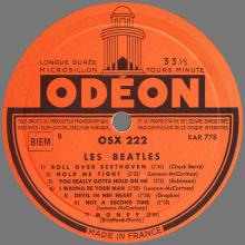 THE BEATLES DISCOGRAPHY FRANCE 1963 12 00 LES BEATLES - B - C - ORANGE ODEON OSX 222 - pic 8