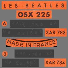 THE BEATLES DISCOGRAPHY FRANCE 1964 01 07 - LES BEATLES N° 1 - A-B  - DARK BLUE ODEON OSX 225  - pic 8