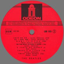 THE BEATLES DISCOGRAPHY FRANCE 1964 01 07 - LES BEATLES N° 1 - D - 1966 04 28 - RED ODEON EMI LSO 103 - pic 4