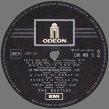 THE BEATLES DISCOGRAPHY FRANCE 1964 01 07 - LES BEATLES N° 1 - F - 1966 04 28 - BLACK ODEON EMI LSO 103 - pic 4