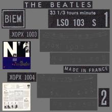THE BEATLES DISCOGRAPHY FRANCE 1964 01 07 - LES BEATLES N° 1 - F - 1966 04 28 - BLACK ODEON EMI LSO 103 - pic 5