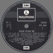 THE BEATLES DISCOGRAPHY FRANCE 1964 01 07 LES BEATLES N°1 - K - PLEASE PLEASE ME - BLACK PAR EMI - PCS 3042 - 1973 EXPORT UK - pic 1