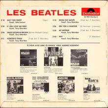 THE BEATLES DISCOGRAPHY FRANCE 1964 05 22 A - LES BEATLES - POLYDOR 45 900 STANDARD - ORANGE LABEL 10 INCH - pic 1