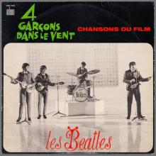 THE BEATLES DISCOGRAPHY FRANCE 1964 09 11 LES BEATLES 4 GARÇONS DANS LE VENT - A - B - ORANGE ODEON OSX 226  - pic 1
