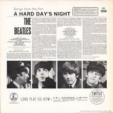 THE BEATLES DISCOGRAPHY FRANCE 1964 09 11 LES BEATLES 4 GARÇONS DANS LE VENT - K - A HARD DAY'S NIGHT - BLACK PAR EMI - PCS 3058 - pic 1