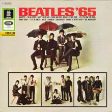 THE BEATLES DISCOGRAPHY FRANCE 1964 12 15 BEATLES' 65 - Q - BLUE ODEON GEMA - 1C 072-04201 - pic 1