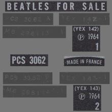 THE BEATLES DISCOGRAPHY FRANCE 1965 01 26 LES BEATLES 1965 - K  - BEATLES FOR SALE - BLACK PAR - PCS 3062 - 1973 EXPORT UK - pic 7