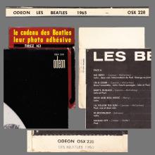 THE BEATLES DISCOGRAPHY FRANCE 1965 01 26 LES BEATLES 1965 - A - ORANGE ODEON OSX 228  - pic 12