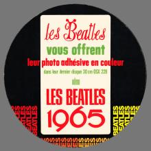 THE BEATLES DISCOGRAPHY FRANCE 1965 01 26 LES BEATLES 1965 - A - ORANGE ODEON OSX 228  - pic 1