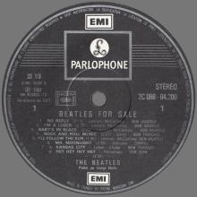 THE BEATLES DISCOGRAPHY FRANCE 1965 01 26 LES BEATLES 1965 - Q - BEATLES FOR SALE - BLACK PARLOPHONE SACEM - 2C 068-04200 - pic 5