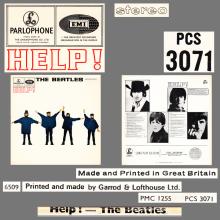 THE BEATLES DISCOGRAPHY FRANCE 1965 09 01 LES BEATLES CHANSONS DU FILM HELP - K - HELP ! - BLACK PAR EMI - PCS 3071 - EXPORT UK - pic 6
