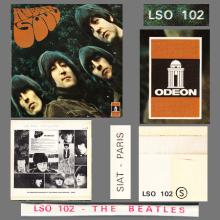 THE BEATLES DISCOGRAPHY FRANCE 1965 12 21 RUBBER SOUL - D 1 - D 2 - 1966 03 04 - LSO 102  - pic 9