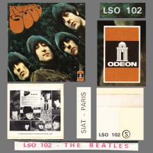 THE BEATLES DISCOGRAPHY FRANCE 1965 12 21 RUBBER SOUL - D 1 - D 2 - 1966 03 04 - LSO 102  - pic 10