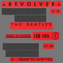 THE BEATLES DISCOGRAPHY FRANCE 1966 09 15 REVOLVER  - B - C - RED ODEON LSO 105 - pic 5