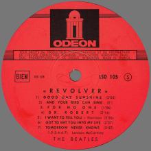 THE BEATLES DISCOGRAPHY FRANCE 1966 09 15 REVOLVER  - B - C - RED ODEON LSO 105 - pic 10