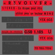 THE BEATLES DISCOGRAPHY FRANCE 1966 09 15 REVOLVER  - E - RED ODEON SLSO 105 - 1968 05 00 - F - CLSO 1.105 U - pic 7