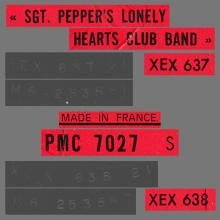 THE BEATLES DISCOGRAPHY FRANCE 1967 06 01 SGT PEPPER'S LONELY HEARTS CLUB BAND - B - RED ODEON PMC 7027 - pic 5