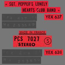 THE BEATLES DISCOGRAPHY FRANCE 1967 06 01 SGT PEPPER'S LONELY HEARTS CLUB BAND - D - RED ODEON PCS 7027  - pic 5