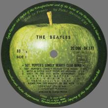 THE BEATLES DISCOGRAPHY FRANCE 1967 06 01 SGT PEPPER'S LONELY HEARTS CLUB BAND - L - APPLE - Y 2C 066 - 04.177 - pic 3
