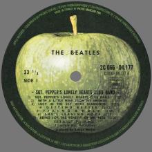 THE BEATLES DISCOGRAPHY FRANCE 1978 BOXED SET 06 -1967 06 01 SGT.PEPPERS - N - APPLE SACEM - Y 2C 066 - 04.177 - pic 3