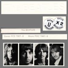 THE BEATLES DISCOGRAPHY FRANCE 1978 BOXED SET 07 - 1968 11 21 THE BEATLES (WHITE ALBUM) - N - APPLE SACEM - SMO 2051 ⁄ 2052 - pic 2