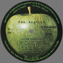 THE BEATLES DISCOGRAPHY FRANCE 1969 02 24 THE BEATLES YELLOW SUBMARINE - A - B - APPLE 2C 062-04002  - pic 7